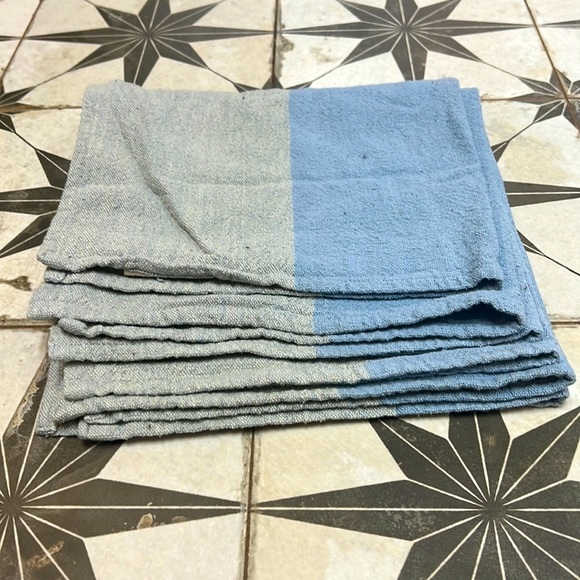 Couleur Nature Kitchen Couleaur Nature Pack Of Three Blue And Grey